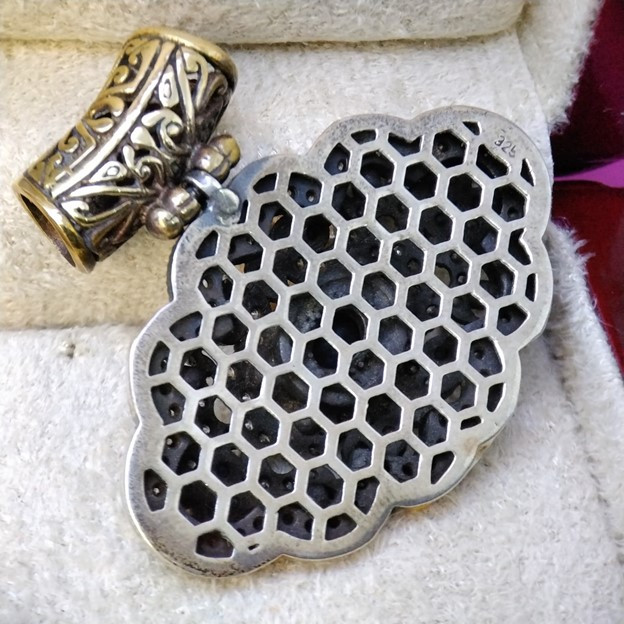 آویز گردنبند نقره زنانه مدل glsr-16300