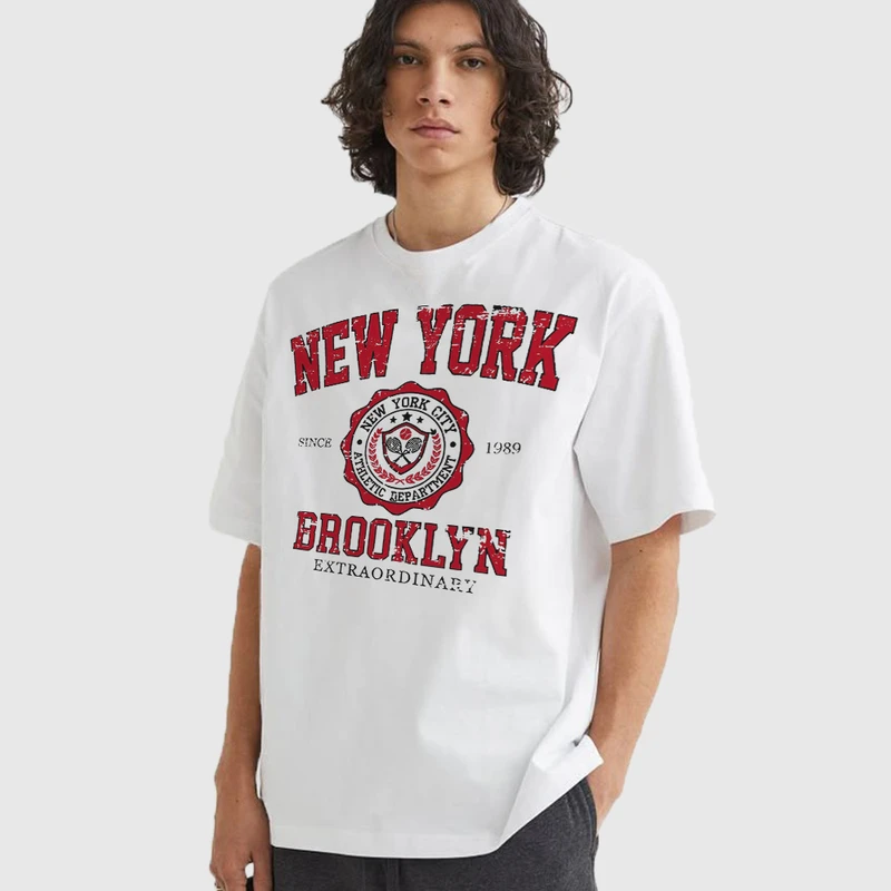 تی شرت آستین کوتاه مردانه مدل NBA بسکتبال نیویورک بروکلین mo464