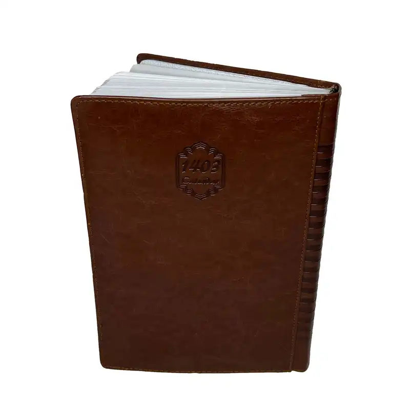 سالنامه سال 1403 مدل چرم