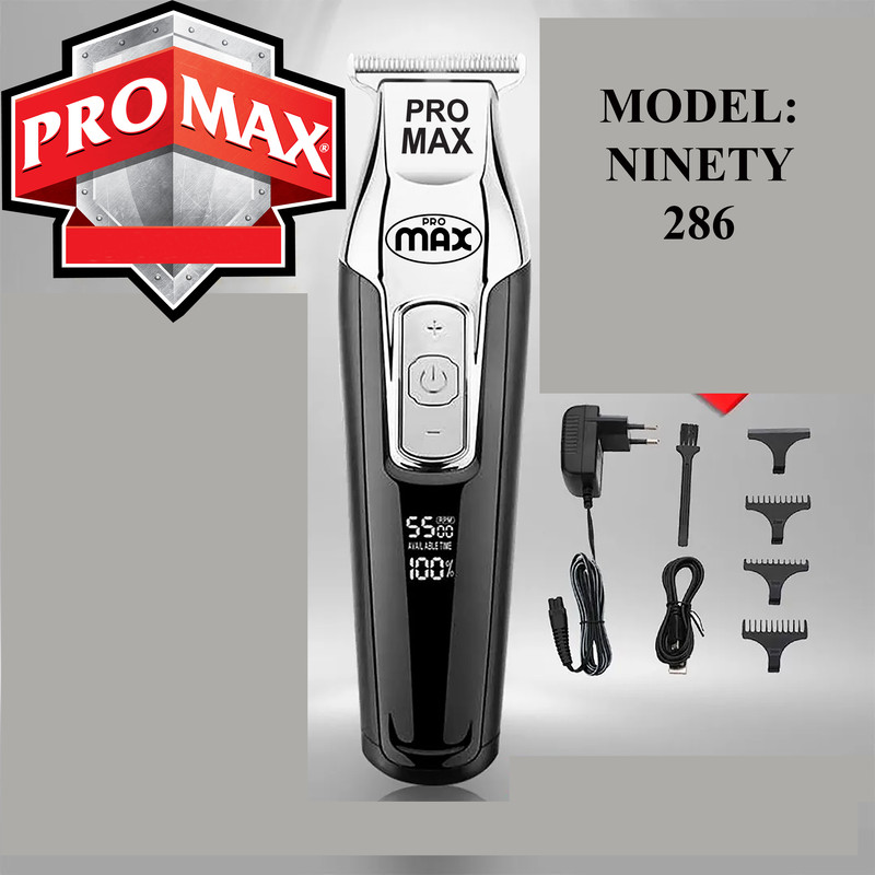 ماشین اصلاح موی سر و صورت شارژی پرومکس مدل ninety-286