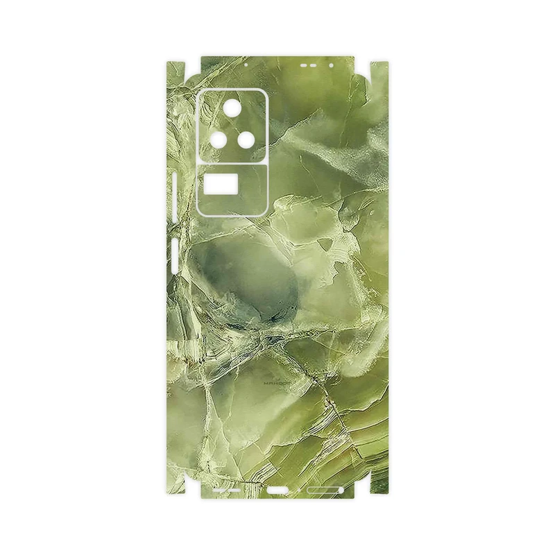 برچسب پوششی ماهوت مدل Green_Crystal_Marble-FullSkin مناسب برای گوشی موبایل شیائومی Poco F4 5G