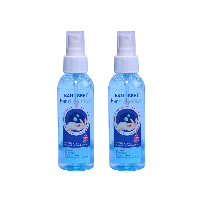 اسپری ضدعفونی  کننده دست بانوسپت مدل BS-P2 حجم 120 میلی لیتر بسته 2 عددی