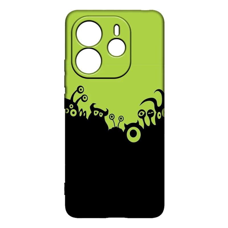 کاور طرح کارخانه هیولا کد 455 مناسب برای گوشی موبایل شیائومی Redmi Note 14 4G