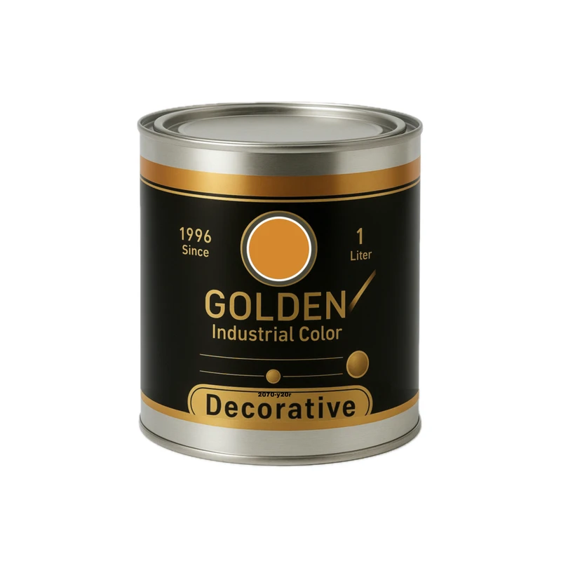 رنگ زرد کاترپیلار مات پلی اورتان دو جزئی تات کد 2070-y20r حجم 1 لیتر