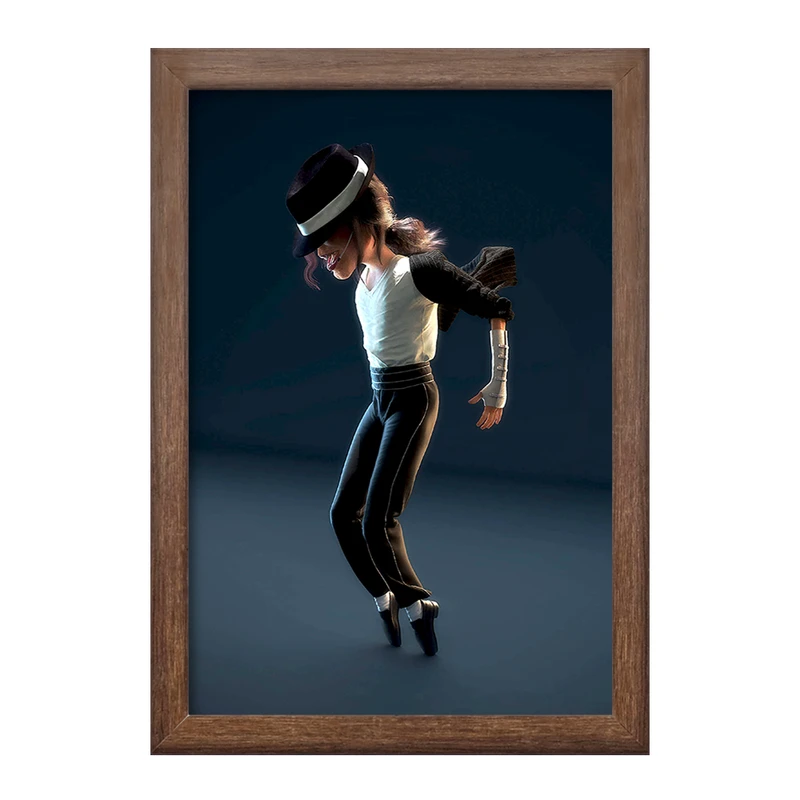 تابلو خندالو طرح مایکل جکسون (Michael Jackson) کد F185