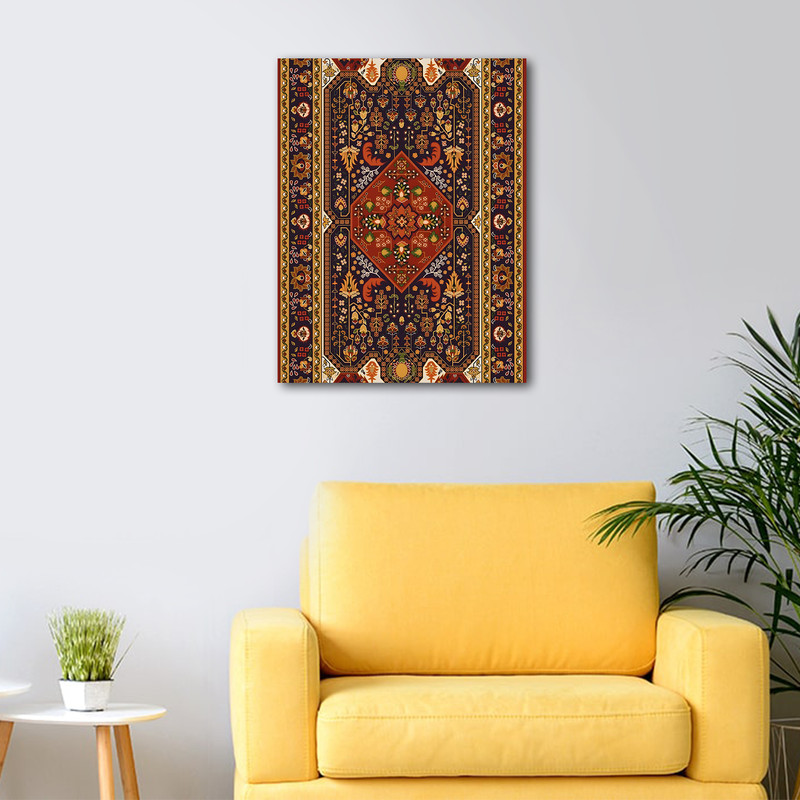 تابلو شاسی عرش مدل فانتزی فرش ایرانی کد As4696