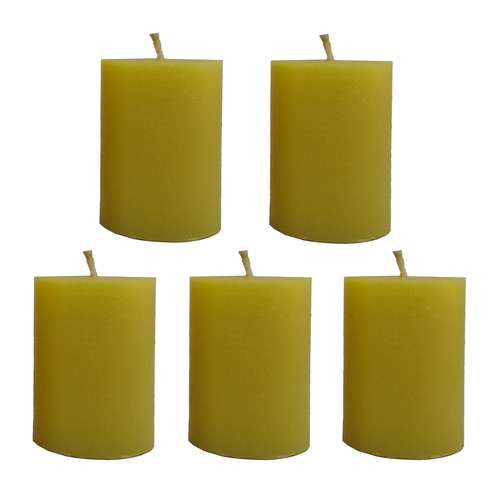 شمع مدل استوانه ای کد 3335 بسته 5 عددی