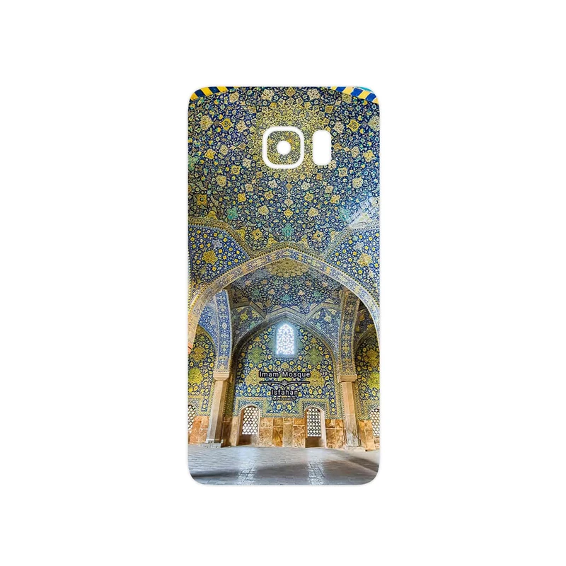 برچسب پوششی ماهوت مدل Imam Mosque in Isfahan مناسب برای گوشی موبایل سامسونگ Galaxy S6 Edge