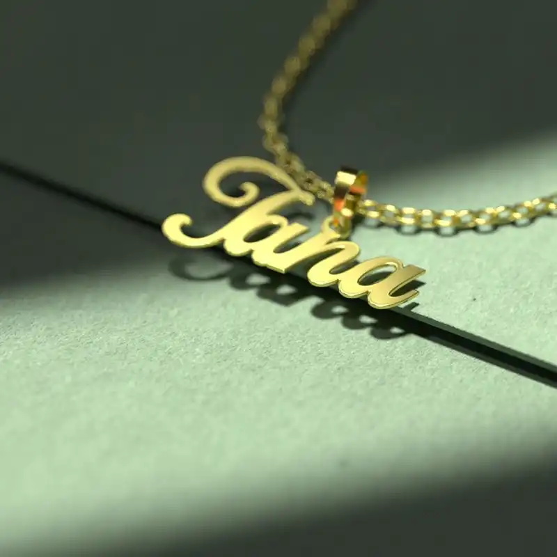 گردنبند طلا 18 عیار زنانه مدوپد مدل طاها