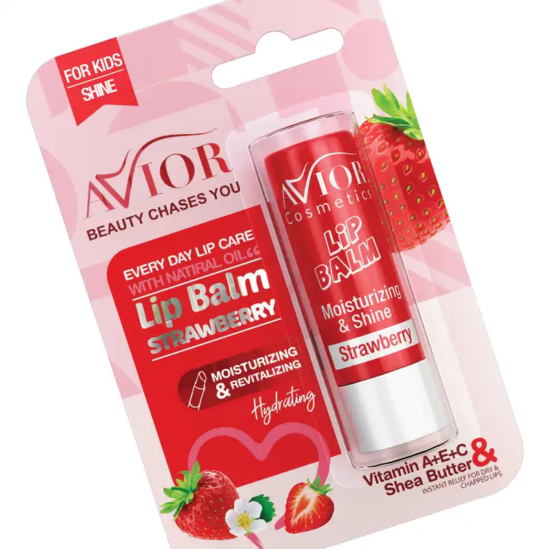 بالم لب اویور مدل strawberry