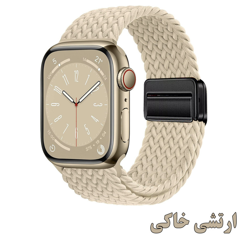 بند راینو مدل Braided Magnet مناسب برای اپل واچ سایز 44/45/46/49 میلی متری سری 1/2/3/4/5/6/7/8/9/10/SE/ULTRA