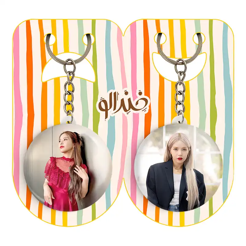 جاکلیدی خندالو مدل سولار گروه مامامو Mamamoo کد 1940819401 مجموعه 2 عددی