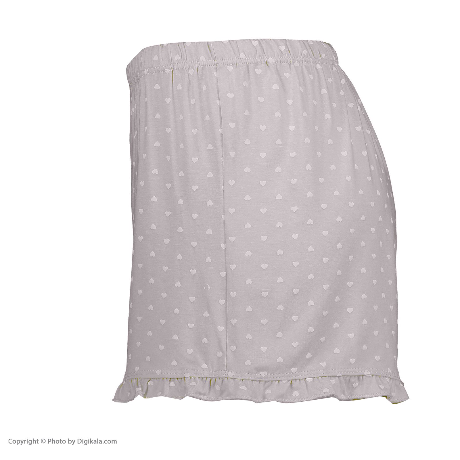 ست تی شرت آستین کوتاه و شلوارک زنانه مونسا مدل 163135694 - - 4