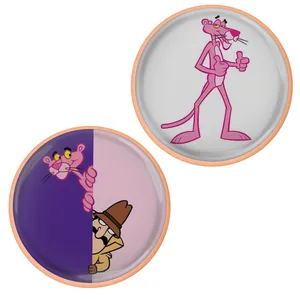 تراش مدل مخزن دار طرح انیمیشن پلنگ صورتی کد S12945-949 بسته دو عددی