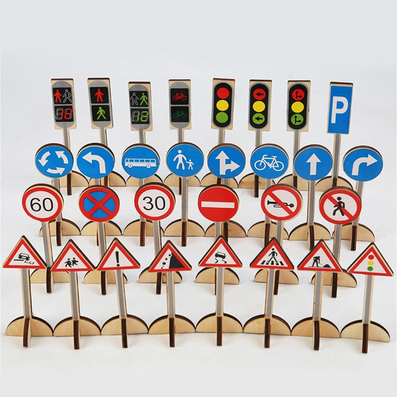 بازی آموزشی وی وی مدل Trafic Sign