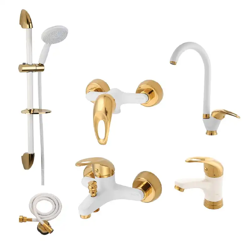 ست شیرآلات ترنم مدل سولار پلاسST مجموعه 6 عددی