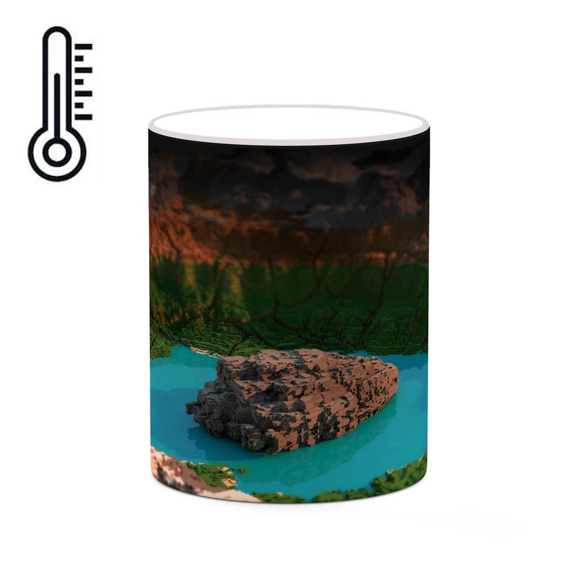 ماگ حرارتی کاکتی طرح ماینکرافت minecraft مدل mgh41334