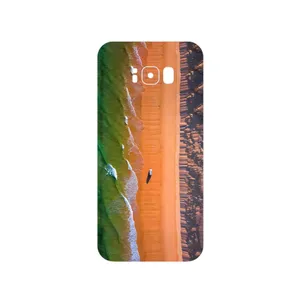 MAHOOT Beach and Green Sea Cover Sticker for Samsung Galaxy S8 Plus