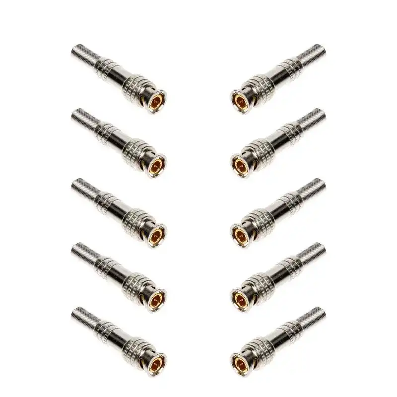 فیش bnc مدل نارنجکی سیلور بسته 10 عددی