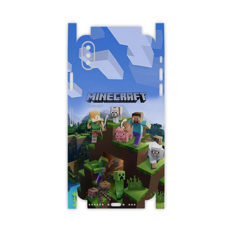 برچسب پوششی ماهوت مدل Minecraft-Game-FullSkin مناسب برای گوشی موبایل اپل iPhone Xs