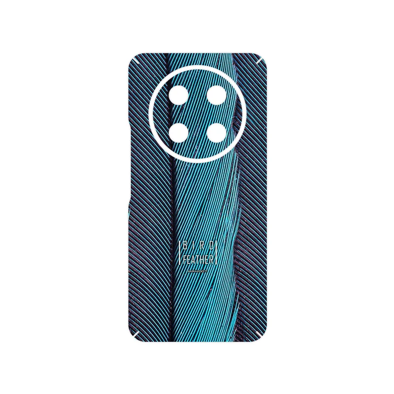 برچسب پوششی ماهوت مدل Turquoise feathers مناسب برای گوشی موبایل آنر X9c