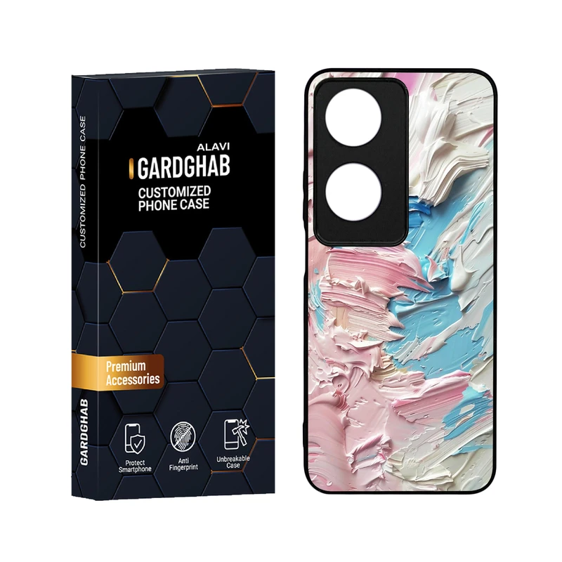 کاور گارد قاب علوی مدل دور ژله ای هنری مناسب برای گوشی موبایل آنر X7B 4G