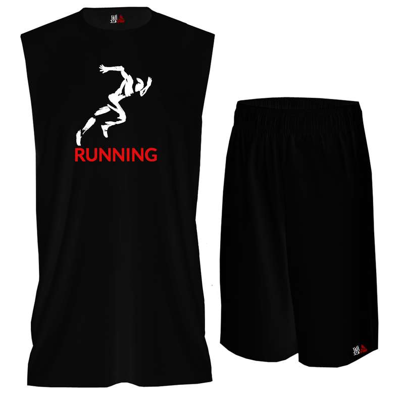 ست تاپ و شلوارک مردانه مدل Running کد BTPM166
