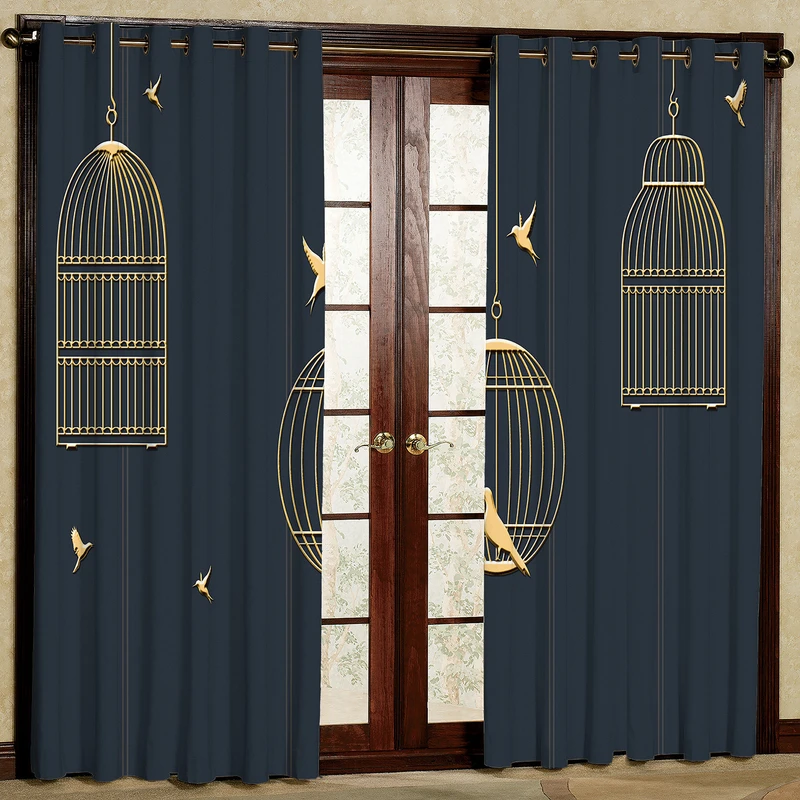 پرده مدل مخمل پانچی کد 1167T2 سایز 200x140 سانتی متر