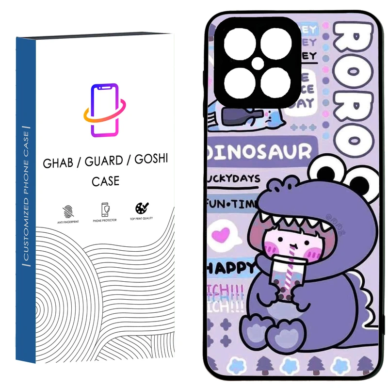 کاور قاب گارد گوشی طرح دخترانه کد 7 - tpu مناسب برای گوشی موبایل آنر X8 4G