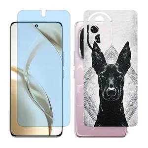 Glass Together model matte anti blue screen protector suitable for Honor 200 mobile phone with back cover sticker