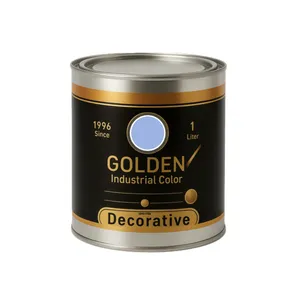 رنگ آبی روشن نیمه براق روغنی تات کد 1040-r70b حجم 1 لیتر