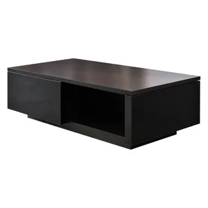میز جلو مبلی اداری ایستا مدل ICT600 ونگه مشکی