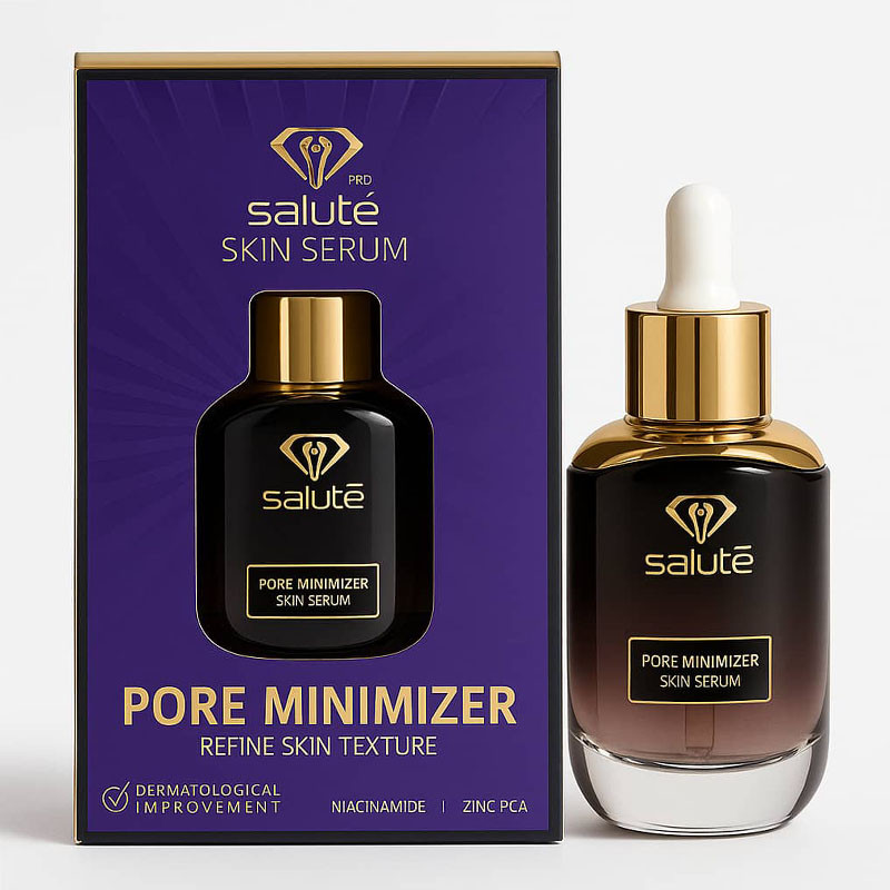 سرم کاهنده منافذ پوست سالوته پرو مدل PORE MINIMIZER سالوته مناسب برای انوع پوست حجم 30میلی لیتر