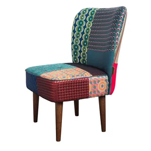 صندلی دزیگوال مدل Patchwork Jacquard Armchair