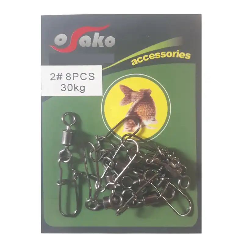 هرزگرد ماهیگیری اوساکو مدل nice بسته 8 عددی سایز 2