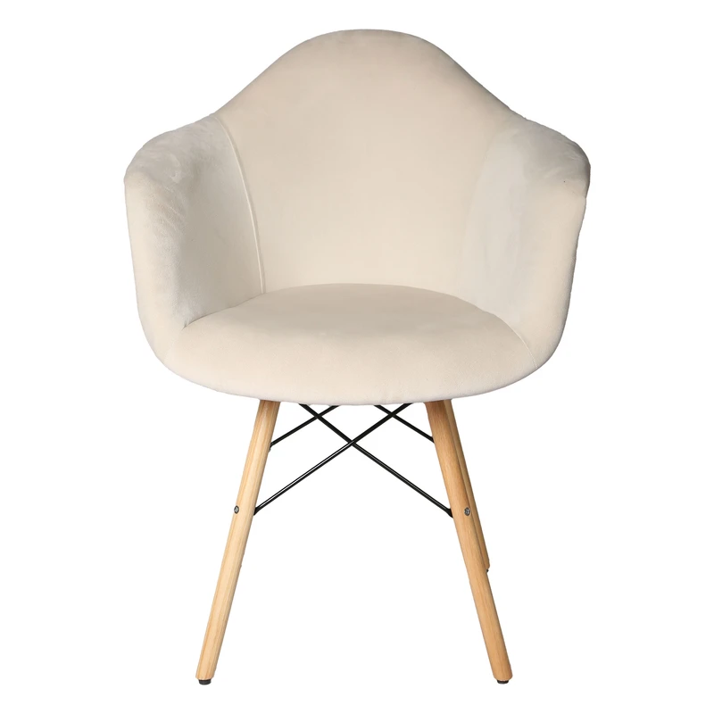 عکس شماره 14 : صندلی مدل ایزی پارچه ای پایه ایفلی چوبی