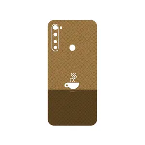 MAHOOT Minimal Cup of Coffee Icon Cover Sticker for Xiaomi Redmi Note 8