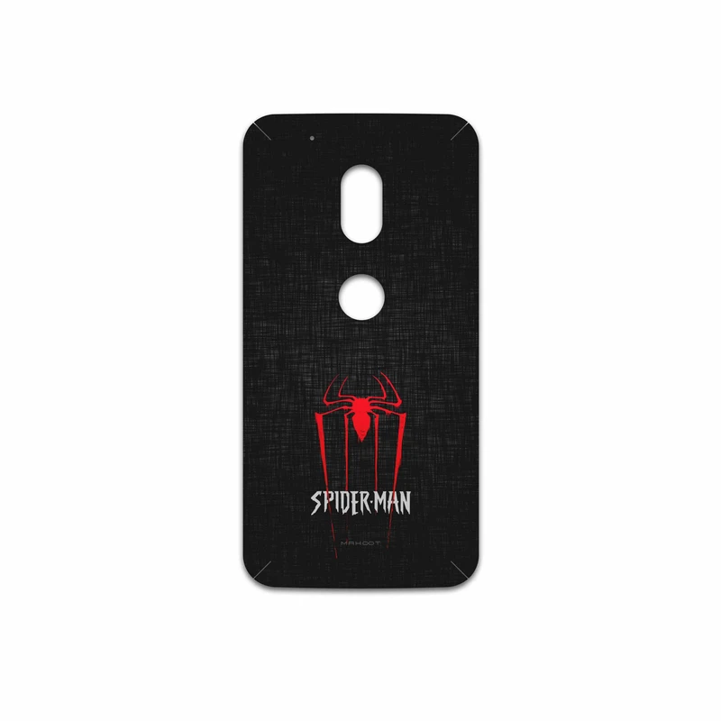 برچسب پوششی ماهوت مدل Spider-Man مناسب برای گوشی موبایل موتورولا Moto G4 Play