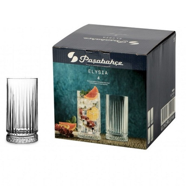 لیوان پاشاباغچه مدل الیسا کد 520015 بسته 4 عددی
