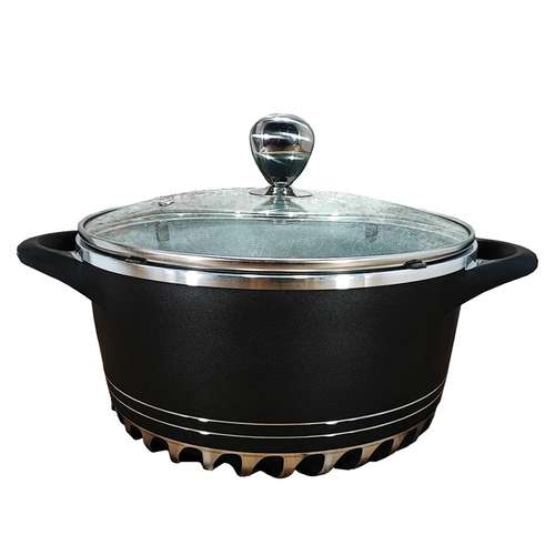 قابلمه طرح چدن مدل کف رینگی سایز 24