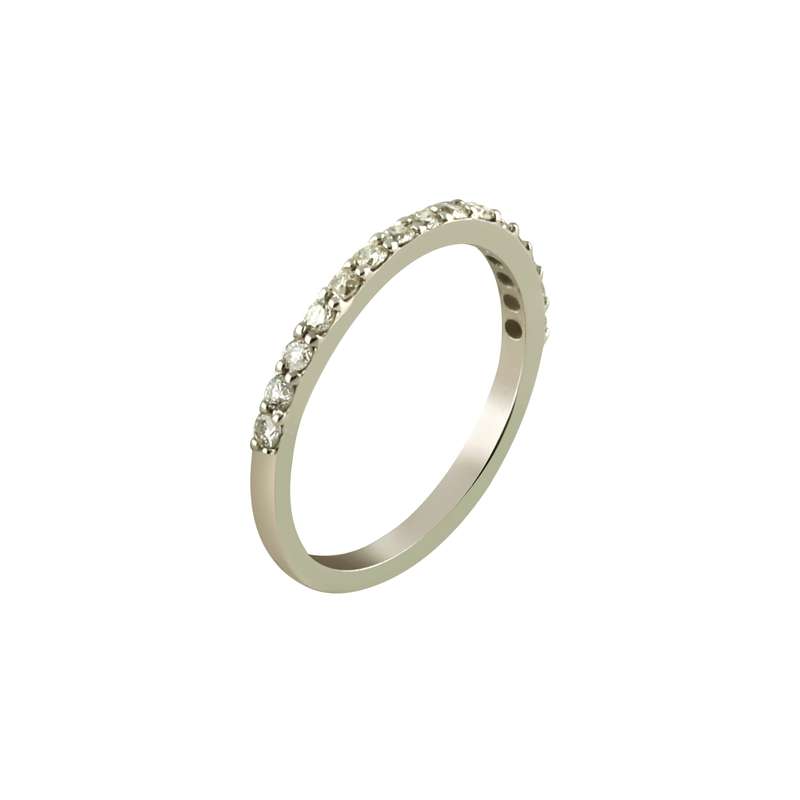 انگشتر طلا 18 عیار زنانه جواهری سروری مدل 13230