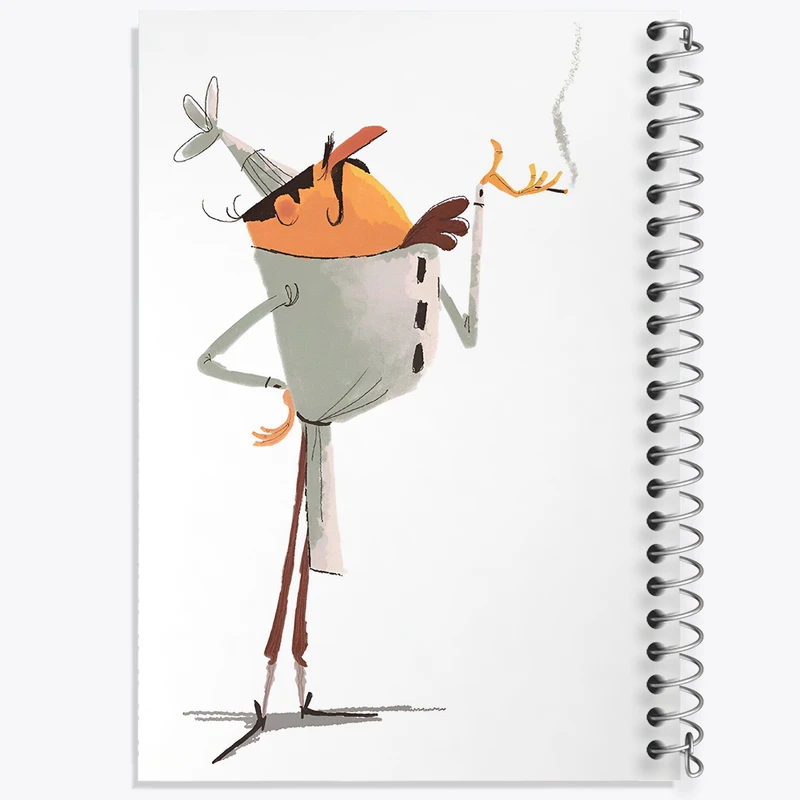 دفتر نقاشی 50 برگ خندالو طرح آشپز کد N2781