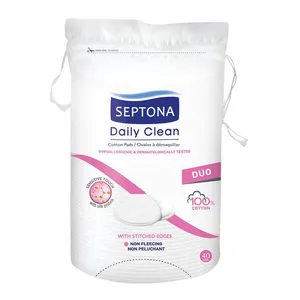 پد آرایشی سپتونا مدل Daily Clean بیضی بسته 40 عددی