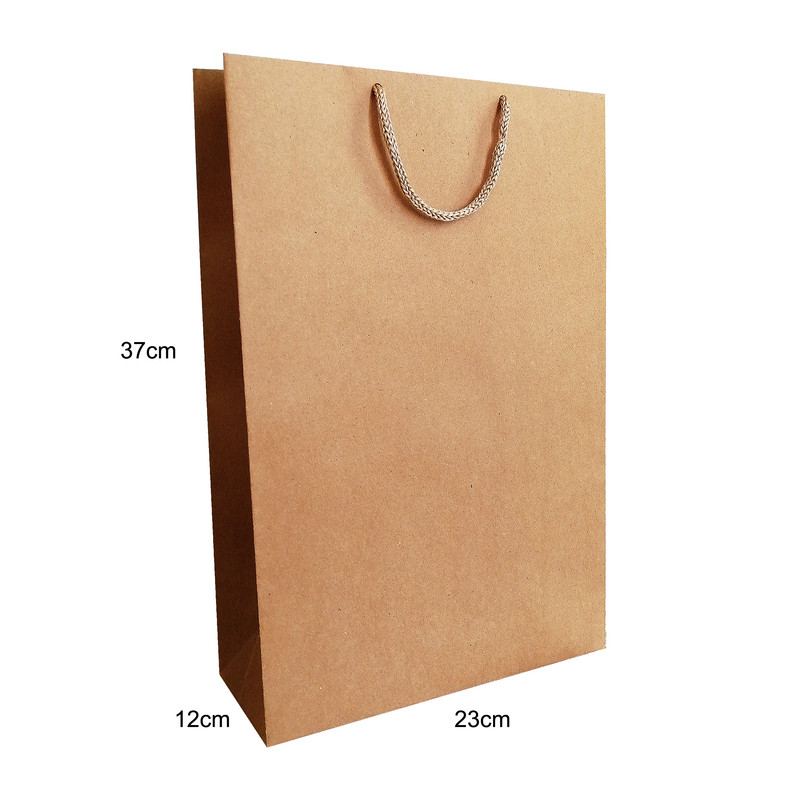 ساک هدیه مدل کرافت ساده کد p1 بسته 25 عددی