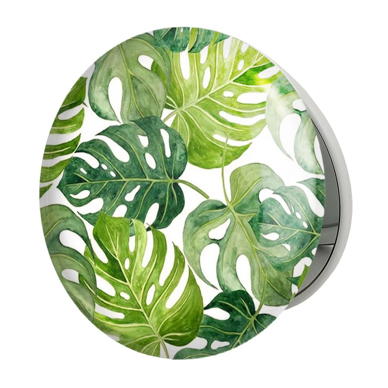 آینه جیبی خندالو طرح برگ انجیری مدل تاشو کد 28967