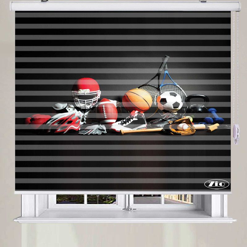 پرده زبرا زیو مدل Sport اسپورت سایز 250x150 سانتی متر
