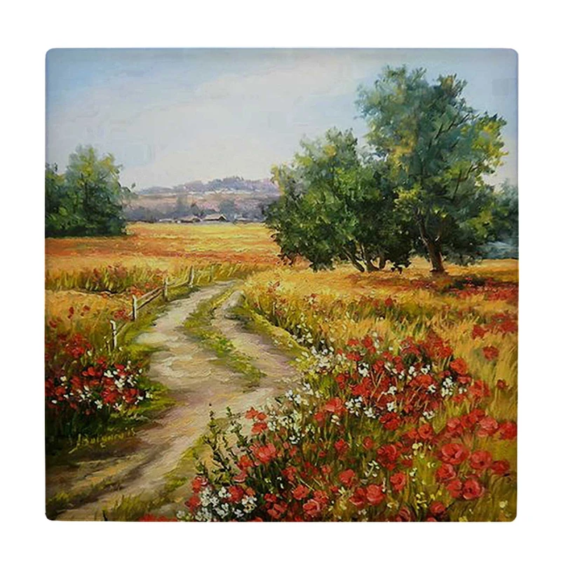  زیر لیوانی  طرح جاده ای در مزرعه کد    5849974_4340