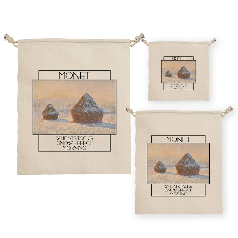نظم دهنده ترمه طراحان ایده مدل کیسه بنددار خرمن های گندم در صبح برفی از مونه کد art0189 بسته سه عددی