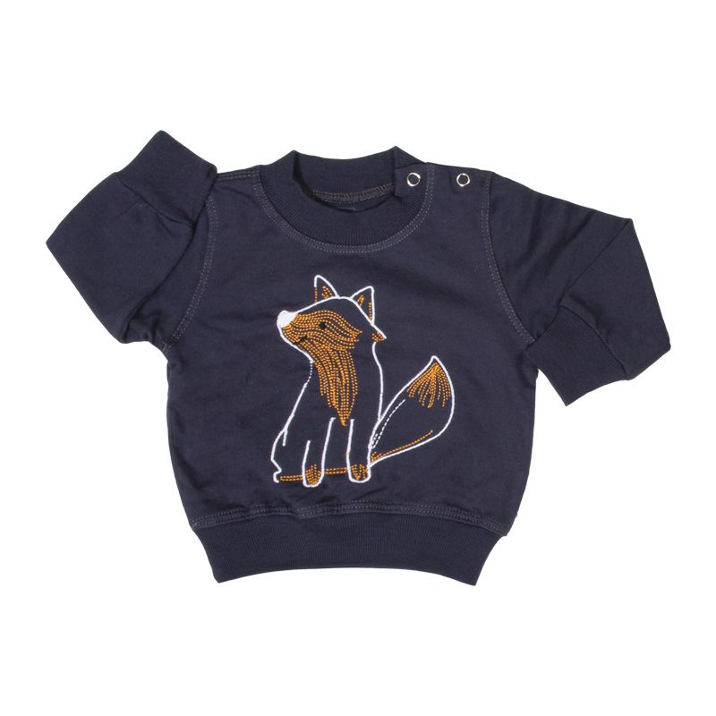 ست سویشرت و شلوار نوزادی آدمک مدل روباه کد 110013 - - 7