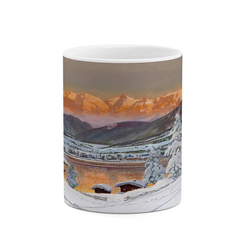 ماگ کاکتی مدل منظره برفی کد mgh15083